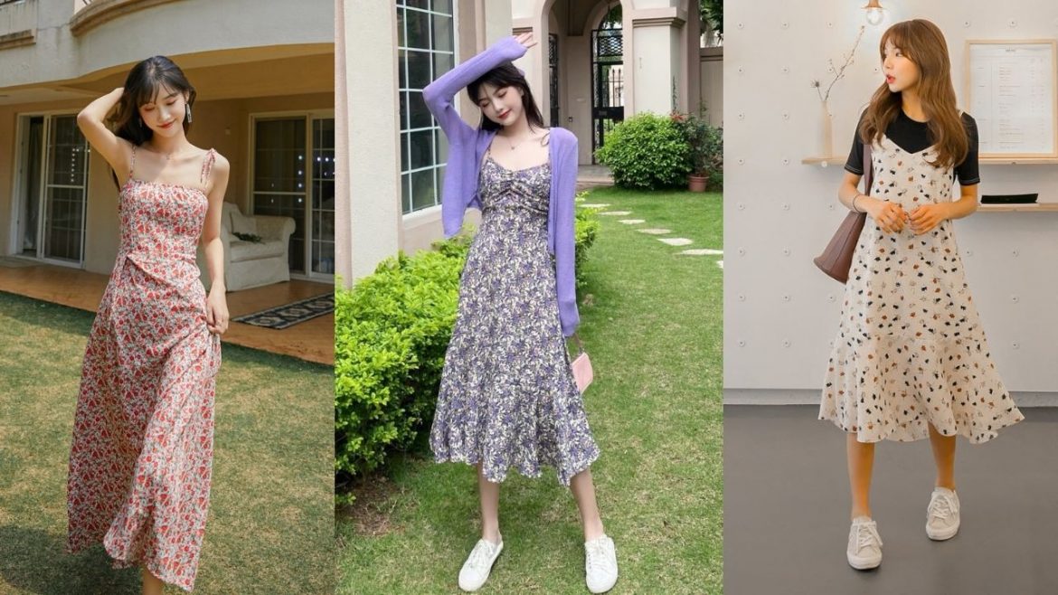 Cách mặc váy 2 dây đẹp – Phối đồ cho cô nàng váy 2 dây cùng các nàng